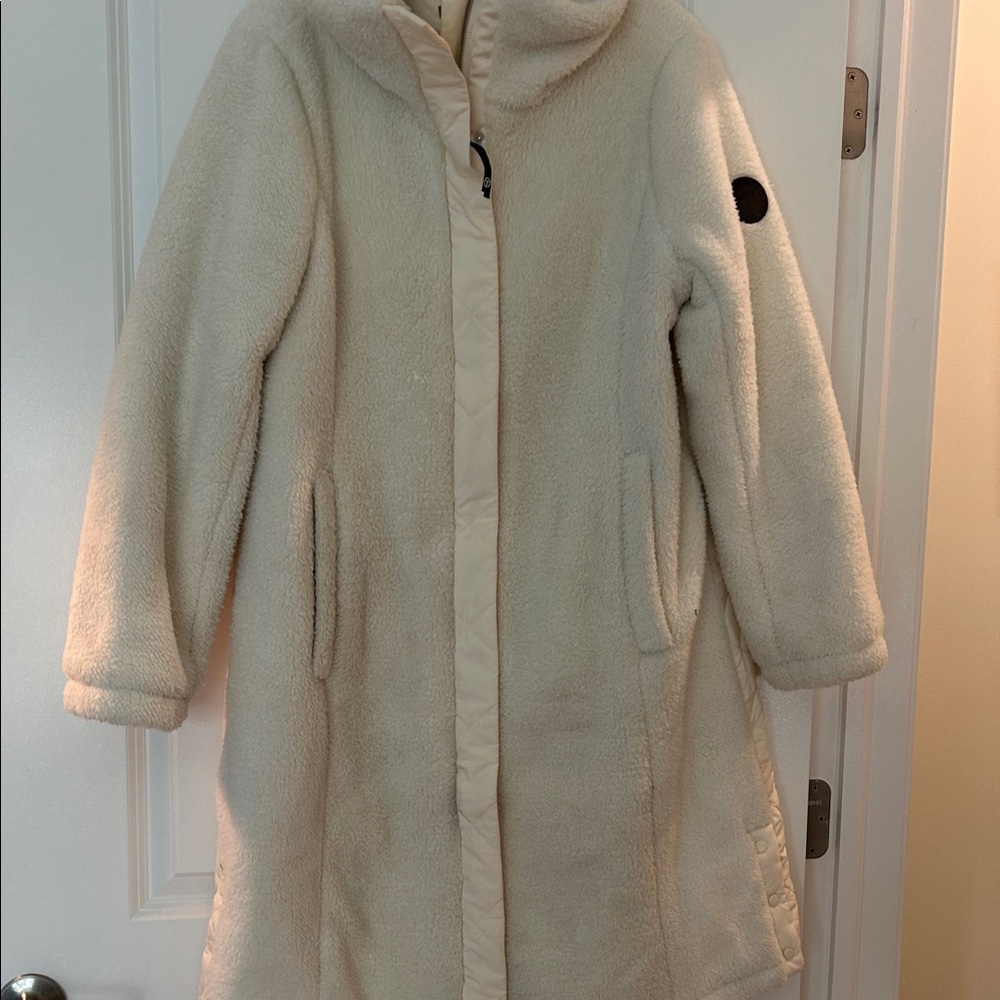 Talbots Cream Teddy Jacket